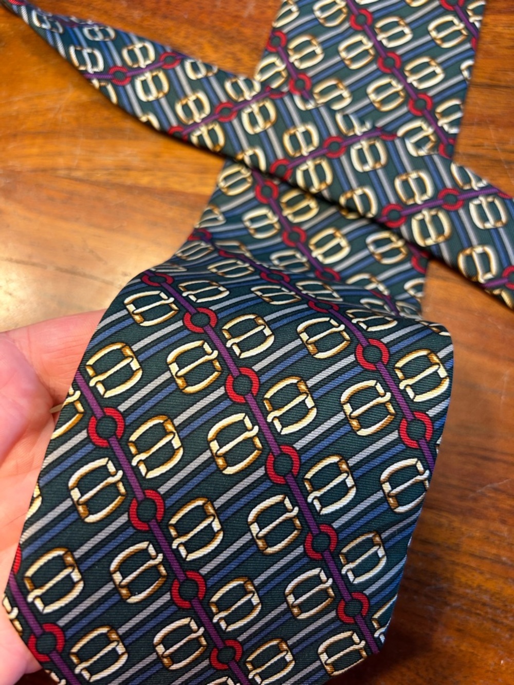 Vintage brooks brothers silk tie retro style